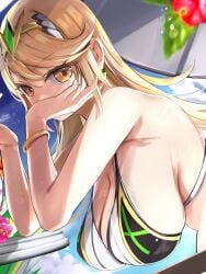mythra from xenoblade chronicles (series) by tomas (kaosu22)