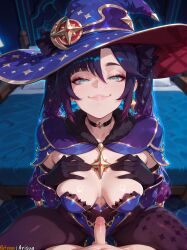 mona (genshin impact) from genshin impact by arisua