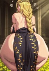 1girls ai_generated animated ass bandai_namco big_ass big_breasts big_butt blonde_hair breasts bubble_ass bubble_butt elden_ring fat_ass fat_butt female fromsoftware gif hair huge_ass huge_butt juuicyai long_hair mature mature_female milf queen_marika_the_eternal solo solo_female yellow_eyes