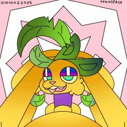 animal_genitalia animal_vulva animated anthro butters_(theenyface) canine_genitalia canine_vulva cowgirl_position duo eeveelution female feral from_front_position generation_4_pokemon genitals leafeon looking_at_viewer loop male male/female nintendo on_bottom on_top pokemon pokemon_(species) sex theenyface vaginal_penetration