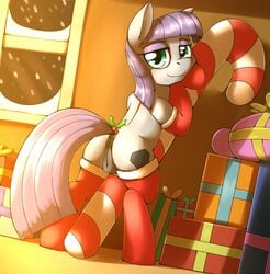 2015 anus ass christmas earth_pony equine female feral friendship_is_magic holidays horse looking_at_viewer mammal maud_pie maud_pie_(mlp) my_little_pony otakuap pony pussy smile solo