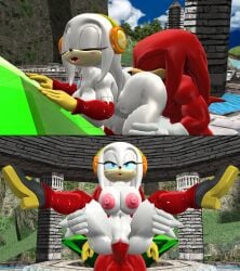 1boy 1girls anthro female knuckles_the_echidna licking male mikumikudance mmd nude pussy sega silverteam2017 sonic_(series) sonic_the_hedgehog_(series) vaginal_penetration zeta_the_echidna