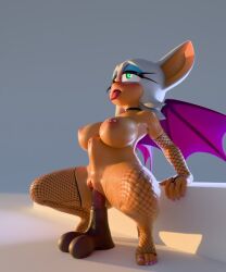 rouge the bat from sega by nottanj