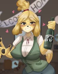 isabelle (animal crossing) from animal crossing by missmorize