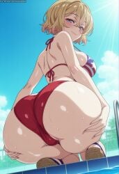 ahe_gao ahegao_face ai ai_assisted ai_generated ass balls big_ass big_breasts big_penis bikini blonde_hair blue_eyes breasts curvy curvy_body curvy_female curvy_figure enjoying enormous_breasts female kanojo_okarishimasu kawaani licking_balls licking_penis male medium_hair nanami_mami naughty_face romantic_ambiance romantic_couple romantic_sex sexy sexy_body sexy_pose thick_thighs tongue uncensored voluptuous voluptuous_female wide_hips