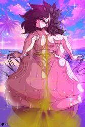ass_focus bikini bottom_heavy fart fart_fetish fat_ass goth looking_back okifetish pandora_(okioppai) slapping_butt spanking_self sweat sweaty_butt