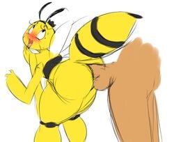 1boy 1boy1girl 1girls ahegao alternate_species anal anal_sex anthro_penetrated arthropod ass averyshadydolphin balls big_ass blush blushing crown eyes_rolling_back faceless_male female fucked_silly hornet hornet_princess_(towergirls) human insect insects interspecies male male_human/female_anthro mammal multi_arm multi_limb open_mouth penetration penis princess royalty sex solo_focus straight sweat tongue tongue_out towergirls wings