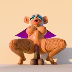 rouge the bat from sega by nottanj