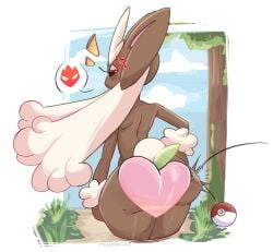 big_ass big_breasts big_butt big_thighs big_titties breasts brown_fur bunny bunny_ears bunny_girl clothing curvaceous curvaceous_female curvaceous_figure curvy curvy_figure curvy_hips female female_focus female_only furry_female furry_only game_freak lopunny missmorize nintendo pokemon pokemon_(species)