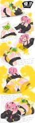 black_outfit coral_(pokemon) face_fart face_farting facefart facefarting fart fart_torture farting_in_face farting_on_another laying_on_stomach lazei pink_hair pokemon pokemon_(species) smug sprigatito villain villainess white_panties