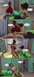 3d age_difference big_breasts breasts caption comic comic_page comic_strip cum_on_breasts cum_on_face doggy_style doggy_style_position doggy_style_sex doggystyle_position emilia_pease(sim_doe) english english_text female futa_on_female futanari gilf ginger ginger_female ginger_hair grandma grandmother grandmother_and_granddaughter granny handjob intersex naked naked_female nude nude_female original_characters rachelle_pease(sim_doe) sex sex_from_behind sim_doe sims sims4 sims_4 speech_bubble speech_bubbles step-incest stepcest the_sims the_sims_4
