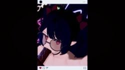 1boy 1boy1girl 1girls 3d 3d_animation animated big_penis black_hair blowjob choker cock dark-skinned_male dark_skin deepthroat fellatio female glasses hair_ornament hair_ribbon indie_virtual_youtuber indie_vtuber interracial interracial_sex koikatsu koikatsu_(medium) large_penis light-skinned_female light_skin male male/female male_penetrating male_penetrating_female mp4 no_sound oral oral_penetration oral_sex penis penis_in_mouth penis_out phone phone_view red_eyes rev_says_desu self_upload sex short_hair straight sucking sucking_off sucking_penis tagme thatvincent twintails video virtual_youtuber vtuber