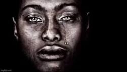 black crying dude guy tagme
