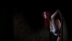 1boy 1girls 30_seconds 3d animated bottomless bottomless_female bouncing_breasts breasts doorway female large_breasts light-skinned_female light_skin longer_than_30_seconds love_wolf male medium_hair rape raped red_hair sex sex_from_behind sound standing standing_sex straight tagme tank_top torn_clothes video virt-a-mate virtamate