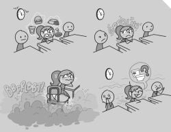 big_ass fart fart_cloud fart_fetish farting fat_ass panties simple_drawing smelly sorollos stick_figure upskirt