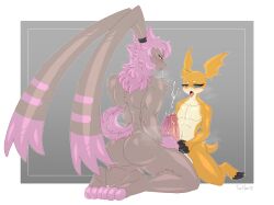 big_penis character_request comission digimon digimon_(species) furry furry_male furry_only gay lopmon male male_focus male_only patamon penis tagme tinyghostly