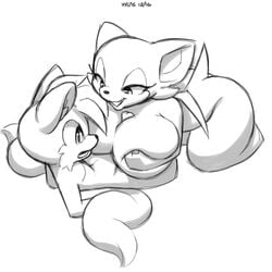 1boy 1girls 2015 adult_on_cub age_difference anthro anthro_on_anthro assertive_female bat big_breasts boobjob breasts breasts_pressed_together breasts_squeezed_together canine cub duo erection female femdom fox fur furry_tail greyscale huge_breasts large_breasts male mammal miles_tails_prower monochrome multi_tail older_anthro older_female older_female_and_younger_male paizuri penis penis_between_breasts rouge_the_bat sex sonic_(series) tail tails tails_the_fox xylas young younger_anthro younger_male