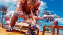 3d female female_focus female_only looking_at_viewer luna_snow luna_snow_(cool_summer) luna_snow_(marvel_rivals luna_snow_(marvel_rivals) marvel marvel_comics marvel_rivals pale-skinned_female pale_skin pool solo solo_female solo_focus straight summer thecount thor_(marvel) thor_(marvel_rivals) two_tone_hair