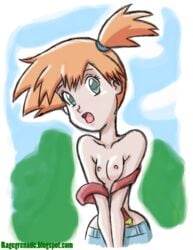 1girls female female_only green_eyes human human_only kasumi_(pokemon) misty_(pokemon) pokemon rage_grenade red_hair solo