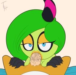 1boy 1girls 2015 2d 5_fingers alien anthro anthrofied bedroom_eyes blue_eyes breasts canine deadly_six duo erection eyelashes fellatio female fox fur green_hair hair half-closed_eyes horn humanoid humanoid_hands looking_at_viewer male mammal miles_prower nintendo nude open_mouth oral oral_penetration penetration penis pov seductive sega sex simple_background sonic_(series) sonic_lost_world sonic_team sonic_the_hedgehog_(series) spread_legs spreading straight tails tails_the_fox the_other_half vein veiny_penis video_games yellow_fur zeena zeti zeti_(species)