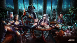 1girls big_penis blue_eyes blue_eyeshadow brown_hair crossover diana_(league_of_legends) dota_2 eyeshadow female futa_on_female futanari intersex league_of_legends light_skin luna_(dota) marmar mirana multiple_girls penis phantom_assassin pussy queen_of_pain red-tinted_eyewear riot_games sex succubus sunglasses tinted_eyewear vaginal_penetration valve vayne