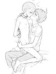 anal anal_sex arms_behind_back arms_tied arms_tied_behind_back ass_grab bondage casssstle12 clothed_male_nude_male collar danganronpa danganronpa_2:_goodbye_despair drfav fuyuhiko_kuzuryuu gay gay_anal gay_sex grabbing_ass hand_on_ass hand_on_butt hinata_hajime kissing male male/male male_focus male_only male_penetrated male_penetrating male_penetrating_male naked naked_male nude nude_male riding riding_penis rope rope_bondage skinny tied_up yaoi young