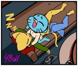 1boy 1boy1girl 1girls age_difference anthro anthro_female anthro_male anthro_on_anthro anthro_only anthro_penetrated anthro_penetrating anthro_penetrating_anthro blue_body blue_fur cartoon_network cat cat_boy cat_girl cub domestic_cat eyebrows felid feline felis fellatio female forced_oral fourball fur furry furry_female furry_male furry_only gumball_watterson intraspecies katia_managan larger_female male male/female male_cub microsoft older_female older_woman_and_younger_boy prequel_adventure questionable_consent size_difference sleep_molestation smaller_male somnophilia the_amazing_world_of_gumball url young young_anthro young_male younger_male