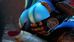 26regionsfm animated ass_grab big_ass big_breasts big_penis dick_in_pussy female monster_cock samus_aran tearing_clothes