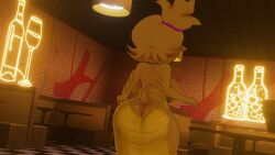 cally3d chica_(cally3d) chica_(fnaf) chiku chiku_(cryptia) chiku_(cryptiacurves) cryptiacurves female five_nights_at_freddy's fredina's_nightclub modakawa_dress solo vrchat