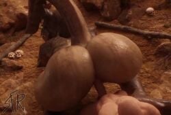 animated anthro anus ass balls big_butt big_penis deathclaw doggy_style duo fallout female from_behind_position genitals huge_butt huge_cock huge_hips human human_on_anthro humanoid interspecies larger_anthro larger_female larger_penetrated male male/female mammal microsoft monster penetration penis power_bottom pussy rear_view scalie sex sfrogue size_difference smaller_human smaller_male tagme tail vaginal_penetration video wide_hips