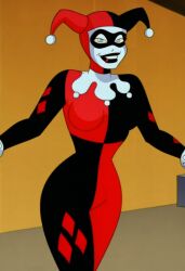 ai_generated batman:_the_animated_series batman_(series) dc dc_comics harley_quinn harley_quinn_(classic) looking_at_viewer solo standing warner_brothers