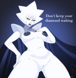 white diamond (steven universe) from cartoon network by darkriallet
