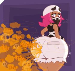 2024 3ds alola big_ass clothing dumptruck_ass fart fart_cloud fart_everywhere fart_fetish farting farting_at_viewer farting_towards_viewer female female_farting game_freak nintendo nintendo_3ds pink_eyes pink_hair pokemon pokemon_sm pokemon_usm skull skull_hair_ornament sorollos team_skull team_skull_grunt team_skull_grunt_(female)