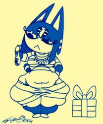 ankha from animal crossing by skeletal boy