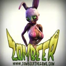 3d_animation animated bunny_girl honey_bunny no_sound tagme video zombeer zombie_girl