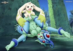 ranamon from digimon by digihentai