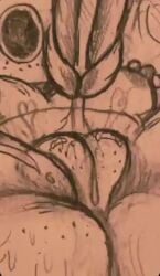 after_sex after_vaginal anal_sex animated ass_to_pussy axolotl big_breasts big_penis cum_in_ass cum_in_pussy meme nipple_piercing pencil_(artwork) sex tagme to_be_continued traditional_media_(artwork) vaginal_penetration video