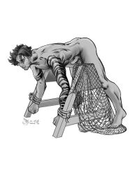 aqualad bondage commission garth garth_dc nonconsensual sawhorse superhero tempest
