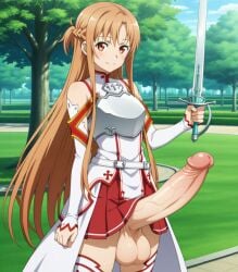 1futa 1futanari ai_generated alternate_body_type alternate_breast_size armor armored_female balls big_ass big_breasts bikini_armor breasts brown_eyes brown_hair cock cum curves curvy curvy_body curvy_figure curvy_hips dickgirl erect_penis erection futa_only futa_sans_pussy futanari futanari_only girly hi_res high_resolution highres horny horny_female huge_ass huge_balls huge_boobs huge_breasts huge_butt huge_cock huge_testicles huge_thighs kingdesperadow3 medium_ass medium_breasts medium_penis muscular muscular_female orange_eyes orange_hair penis rapier sao sexy shiny_skin solo solo_focus solo_futa stable_diffusion sword_art_online testicles thick_thighs trans veiny_penis virtual_reality voluptuous vr weapon worship yuuki_asuna