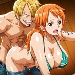 nami (one piece) from one piece by djsu