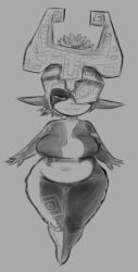 1girls chubby chubby_female featureless_breasts featureless_crotch female female_focus female_only helmet midna oerba_yun_fang shortstack shortstacked solo solo_female solo_focus spinarooz tagme the_legend_of_zelda