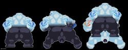 anal anal_sex animated anthro barazoku bear big_muscles big_penis bodily_fluids clothing cum cum_in_ass cum_inside deity digital_media_(artwork) feet from_behind_position from_front_position genital_fluids genitals hi_res huge_cock huge_muscles humanoid_genitalia idle_animation league_of_legends legwear loop lying male male/male mammal missionary_position moobs morinetsu muscular muscular_anthro muscular_male nipples on_back penetration penis pixel_(artwork) riot_games sex short_playtime tail tail_motion tencent thigh_highs translucent ursine volibear
