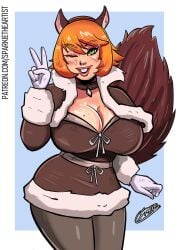 1girls avengers big_ass big_breasts breasts bust busty chest curvaceous curvy curvy_figure digital_media_(artwork) doreen_green female hips hourglass_figure huge_ass huge_breasts large_ass large_breasts legs light-skinned_female light_skin marvel marvel_comics mature mature_female mutate_(marvel) slim_waist sparkietheartist squirrel_girl_(marvel) thick thick_hips thick_legs thick_thighs thighs voluptuous waist wide_hips
