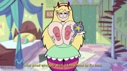 animated female huge_breasts star_butterfly star_vs_the_forces_of_evil tagme twitter_link video