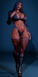 1girls 3d big_ass big_breasts breasts breasts_bigger_than_head bust busty chest curvaceous curvy curvy_figure dark-skinned_female dark_skin female gigantic_breasts hips hourglass_figure huge_ass huge_breasts large_ass large_breasts legs massive_breasts mature mature_female original original_character sevenarts sevenverse slim_waist thesevenartsx thick thick_hips thick_legs thick_thighs thighs voluptuous waist wide_hips