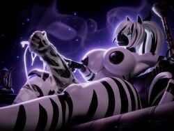 1anthro 1futa 3d 3d_(artwork) 4:3 absurd_res animal_genitalia animal_penis anthro areola areolae big_breasts big_penis black_body black_hair black_nipples black_penis blue_eyes bodily_fluids breasts cum cum_on_hand cum_on_leg cum_on_penis cum_on_self digital_media_(artwork) ejaculation equid equine equine_genitalia equine_penis erection excessive_cum excessive_genital_fluids furniture futanari genital_fluids genitals gynomorph hair hi_res hookah horse_penis horsecock huge_breasts huge_cock intersex looking_pleasured lying lying_on_sofa mammal multicolored_body multicolored_hair nipples nude on_sofa penis ponytail pyx_up_styx sofa solo striped_body stripes tail thick_thighs white_body white_hair wide_hips yuki_(evov1) zebra zebra_zuki_(evov1) zuki_(evov1)