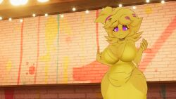 cally3d chica_(cally3d) chica_(fnaf) chiku chiku_(cryptia) chiku_(cryptiacurves) cryptiacurves female five_nights_at_freddy's fredina's_nightclub modakawa_dress solo vrchat