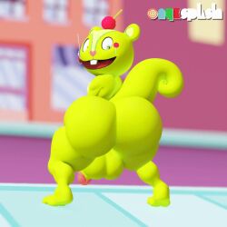 1:1 2024 3d_(artwork) 3d_animation animated anthro apple ass backsack balls big_butt blinking buckteeth candy candy_apple circumcised dessert digital_media_(artwork) english_description food food_on_face fruit fur genitals green_body green_fur happy_tree_friends heart_nose heart_symbol humanoid_genitalia humanoid_penis lollipop looking_back loop male mammal nutty_(htf) onyxsplash open_mouth penis pink_nose plant rear_view rodent sciurid shaking_butt short_playtime smile solo standing tail teeth thick_thighs tree_squirrel