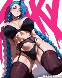jinx (league of legends) from arcane by magiskuwa