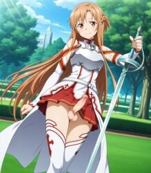 1futa 1futanari ai_generated alternate_body_type alternate_breast_size armor armored_female balls big_ass big_breasts bikini_armor breasts brown_eyes brown_hair cock cum curves curvy curvy_body curvy_figure curvy_hips dickgirl erect_penis erection futa_only futa_sans_pussy futanari futanari_only girly hi_res high_resolution highres horny horny_female huge_ass huge_balls huge_boobs huge_breasts huge_butt huge_cock huge_testicles huge_thighs kingdesperadow3 medium_ass medium_breasts medium_penis muscular muscular_female orange_eyes orange_hair penis rapier sao sexy shiny_skin solo solo_focus solo_futa stable_diffusion sword_art_online testicles thick_thighs trans veiny_penis virtual_reality voluptuous vr weapon worship yuuki_asuna
